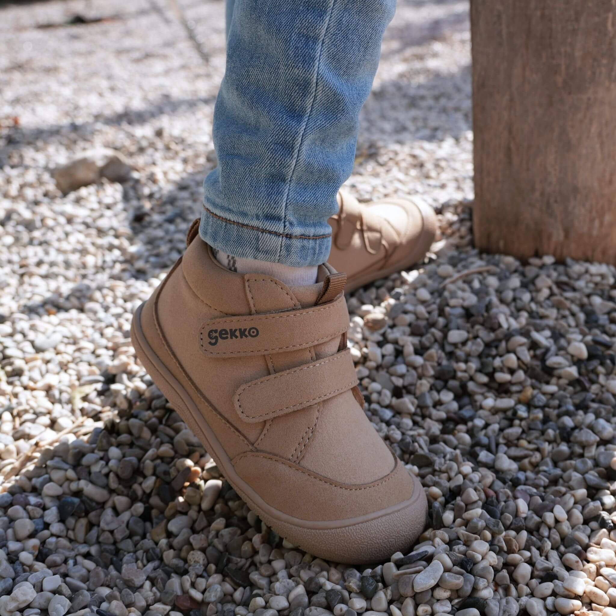 Gekko Cosy -  Jesensko zimski bosonogi čevlji za otroke