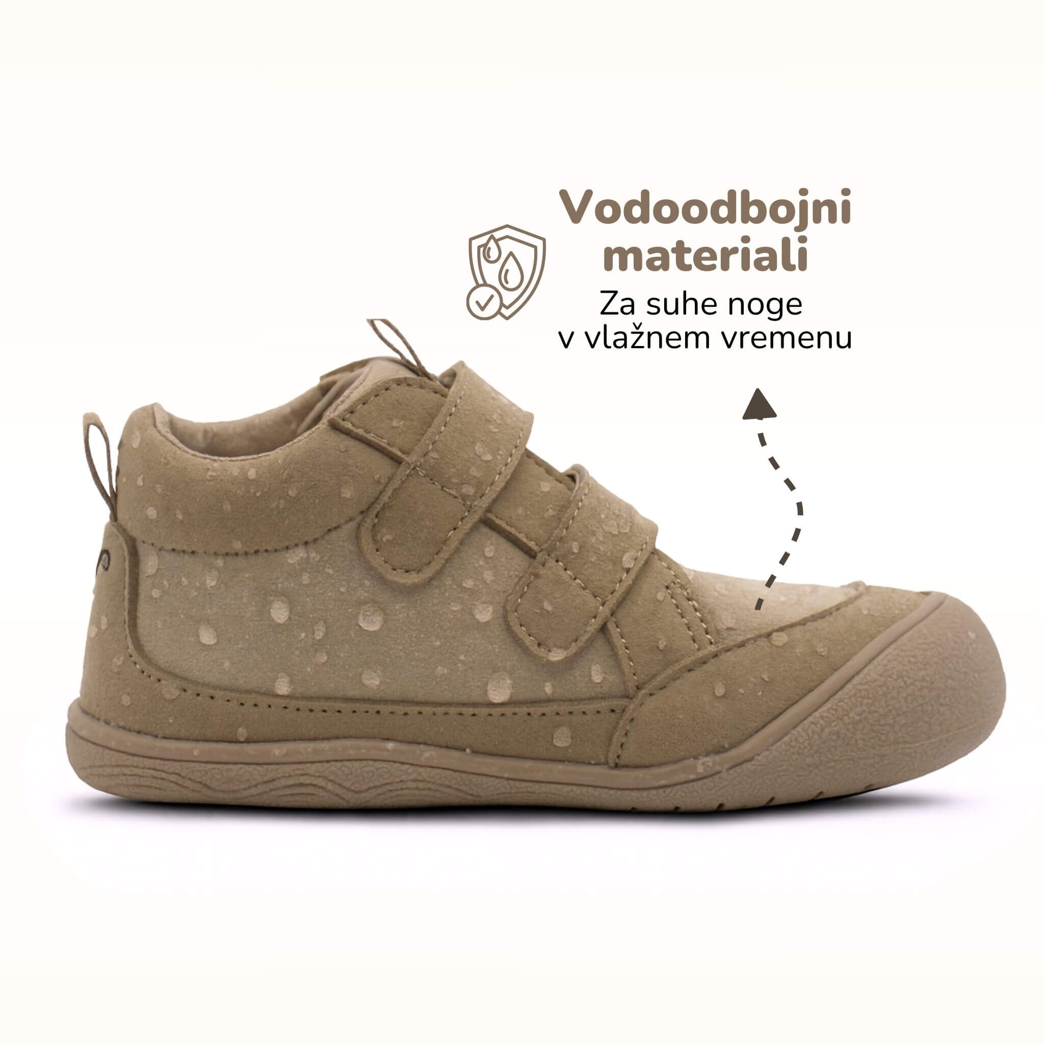 Gekko Cosy -  Jesensko zimski bosonogi čevlji za otroke