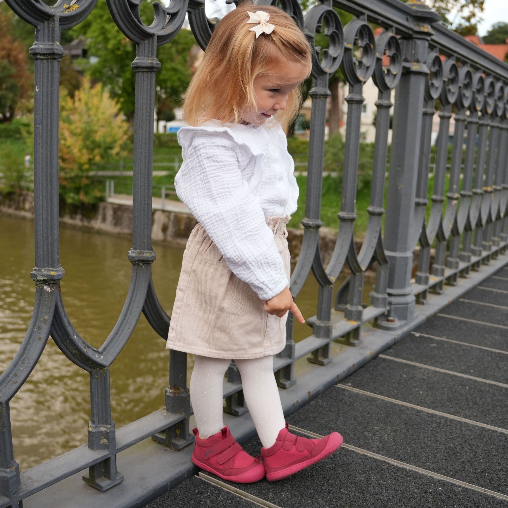 Gekko Cosy -  Jesensko zimski bosonogi čevlji za otroke