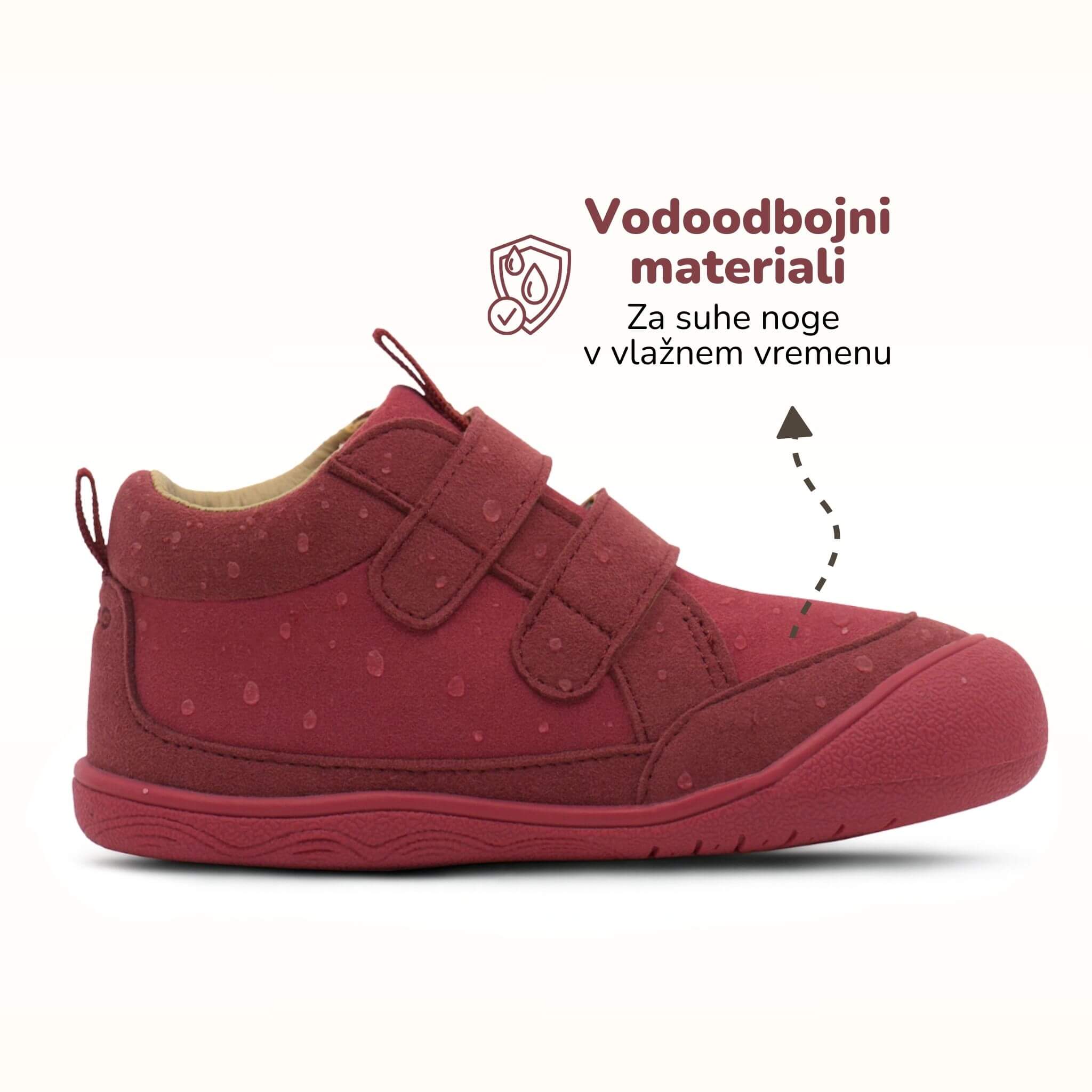 Gekko Cosy -  Jesensko zimski bosonogi čevlji za otroke