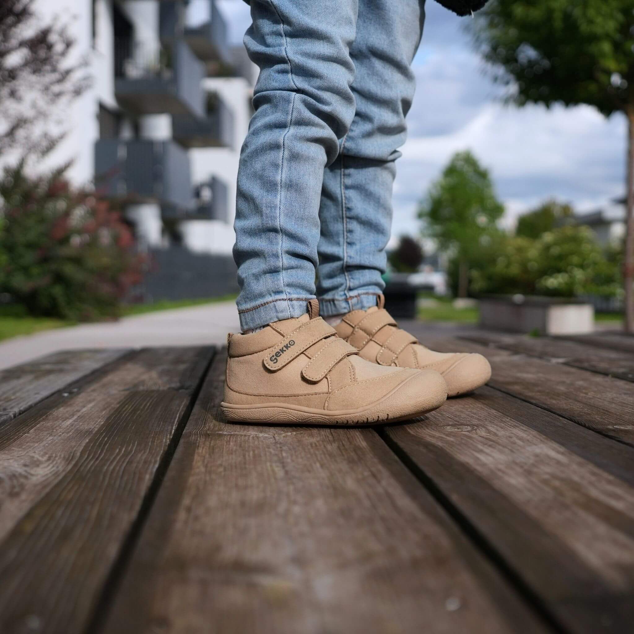 Gekko Cosy -  Jesensko zimski bosonogi čevlji za otroke